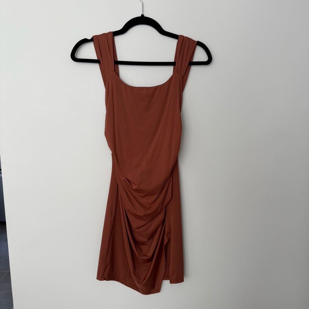 Rust Brown/Orange Dress